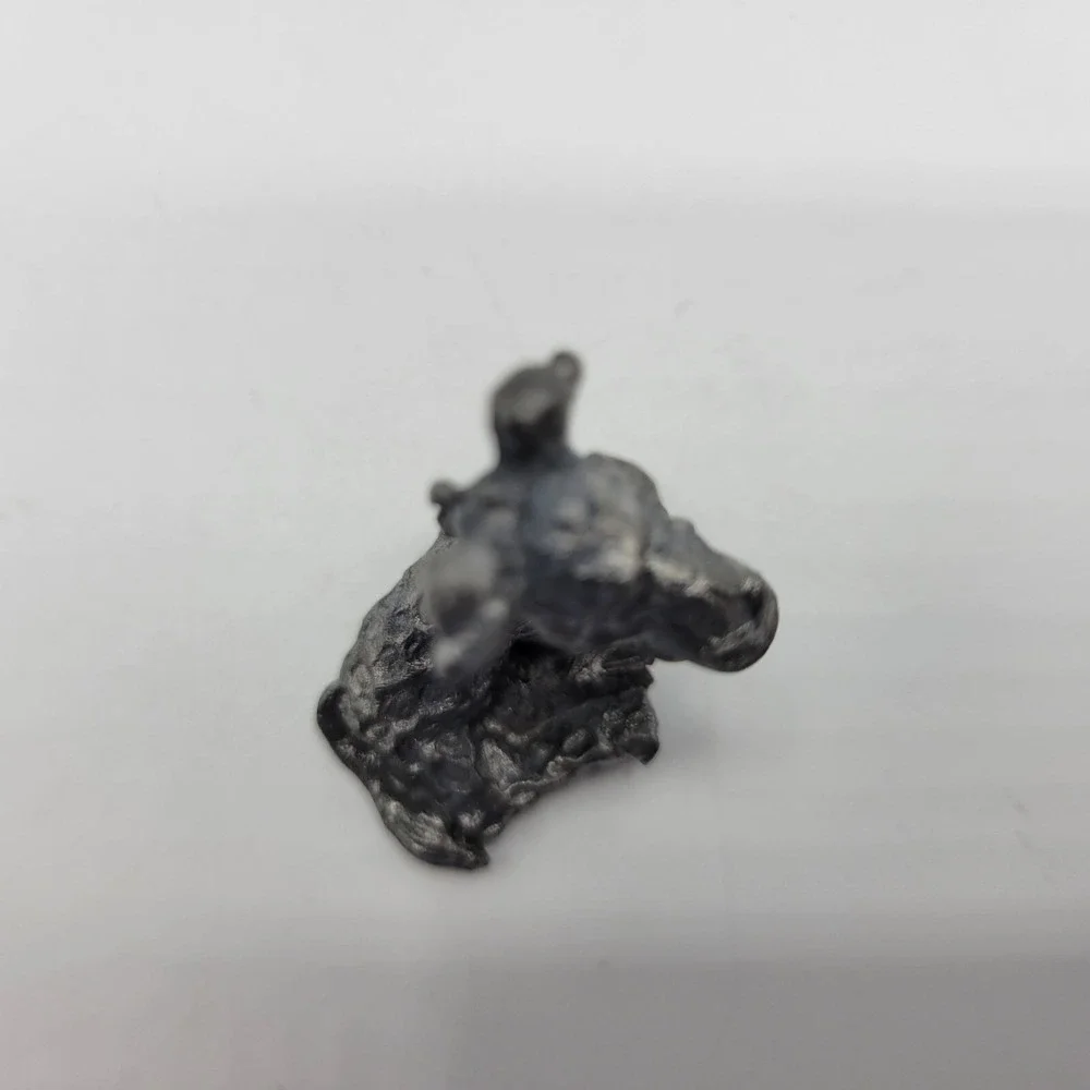 Miniature Pewter Mini Sitting Giraffe Figurine Zoo Wild Animal Home Shelf Decor